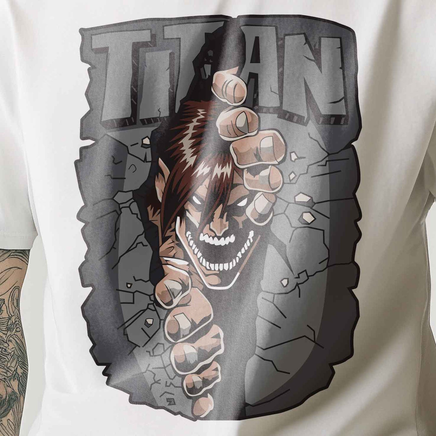 Attack On Titan - T-shirt The Rock / Customisable