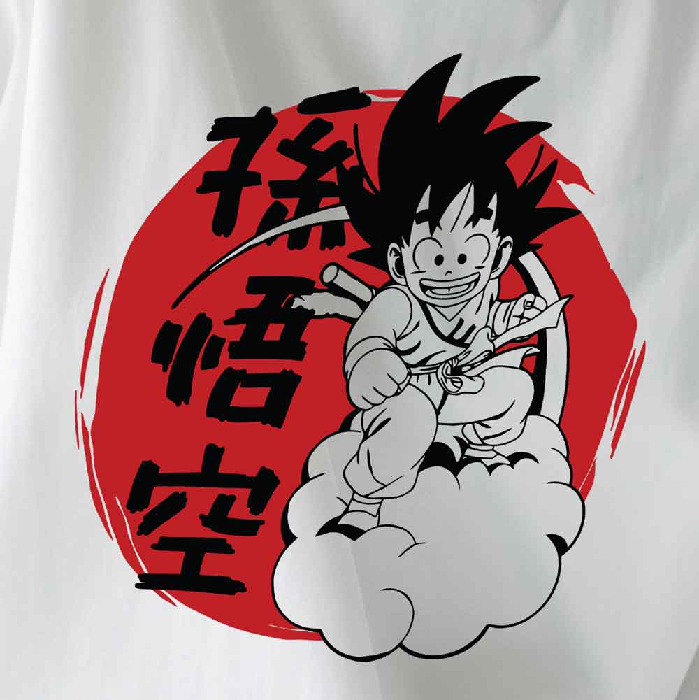 Dragon Ball Z - T-Shirt Goku Cloud / Customisable