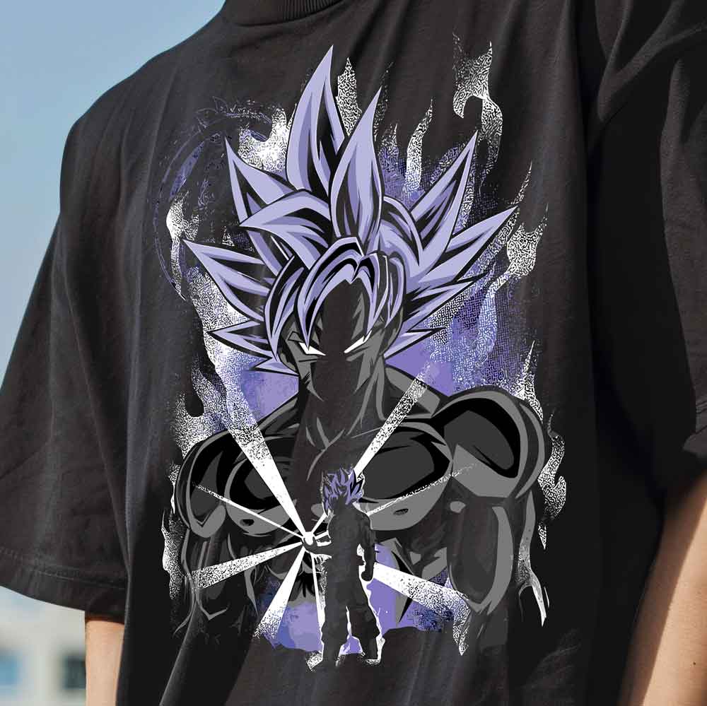 Dragon Ball Z - T-Shirt White Sayan / Customisable