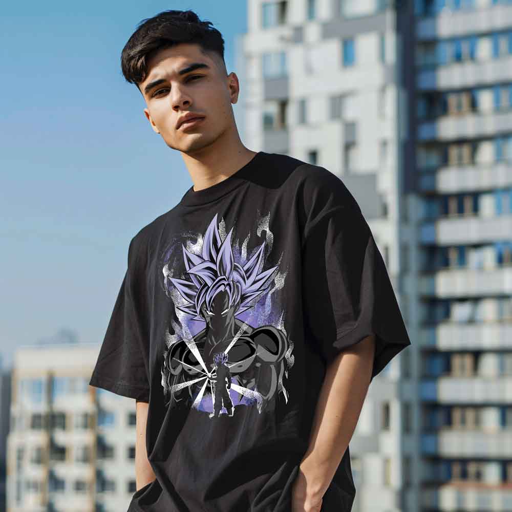 Dragon Ball Z - T-Shirt White Sayan / Customisable
