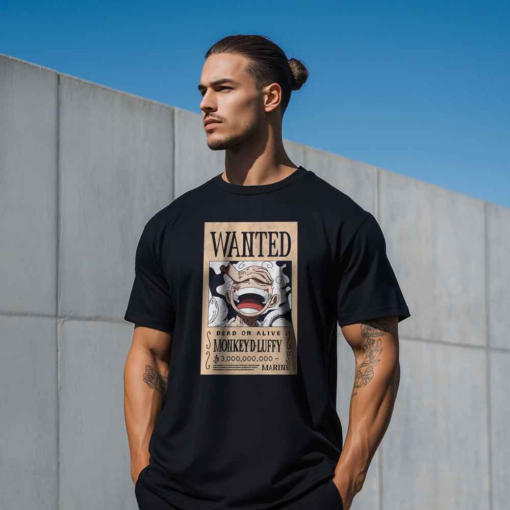 One Piece - T-shirt Luffy Wanted