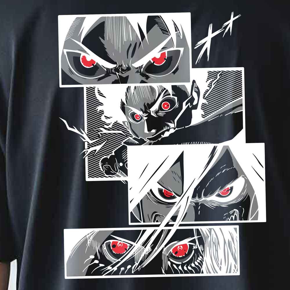 Attack On Titan - T-shirt Eyes Split