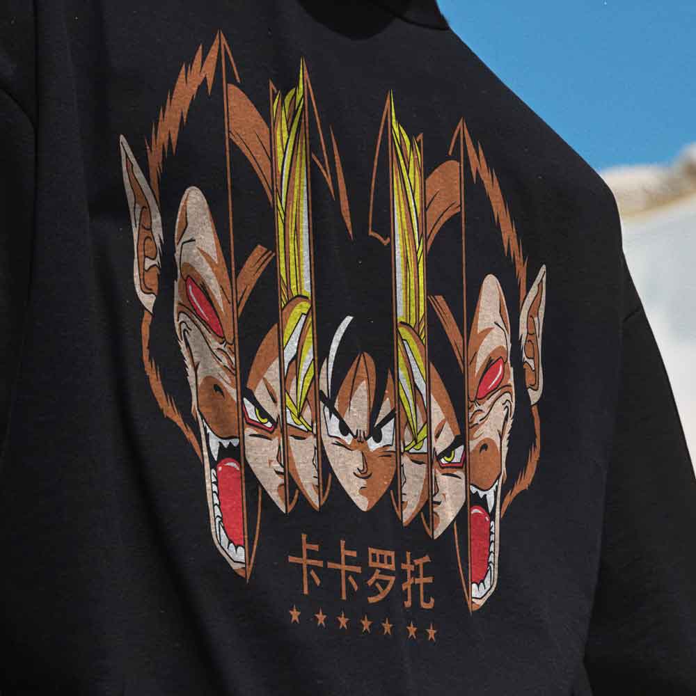 Dragon Ball Z - Tshirt Goku Evolution / Customisable