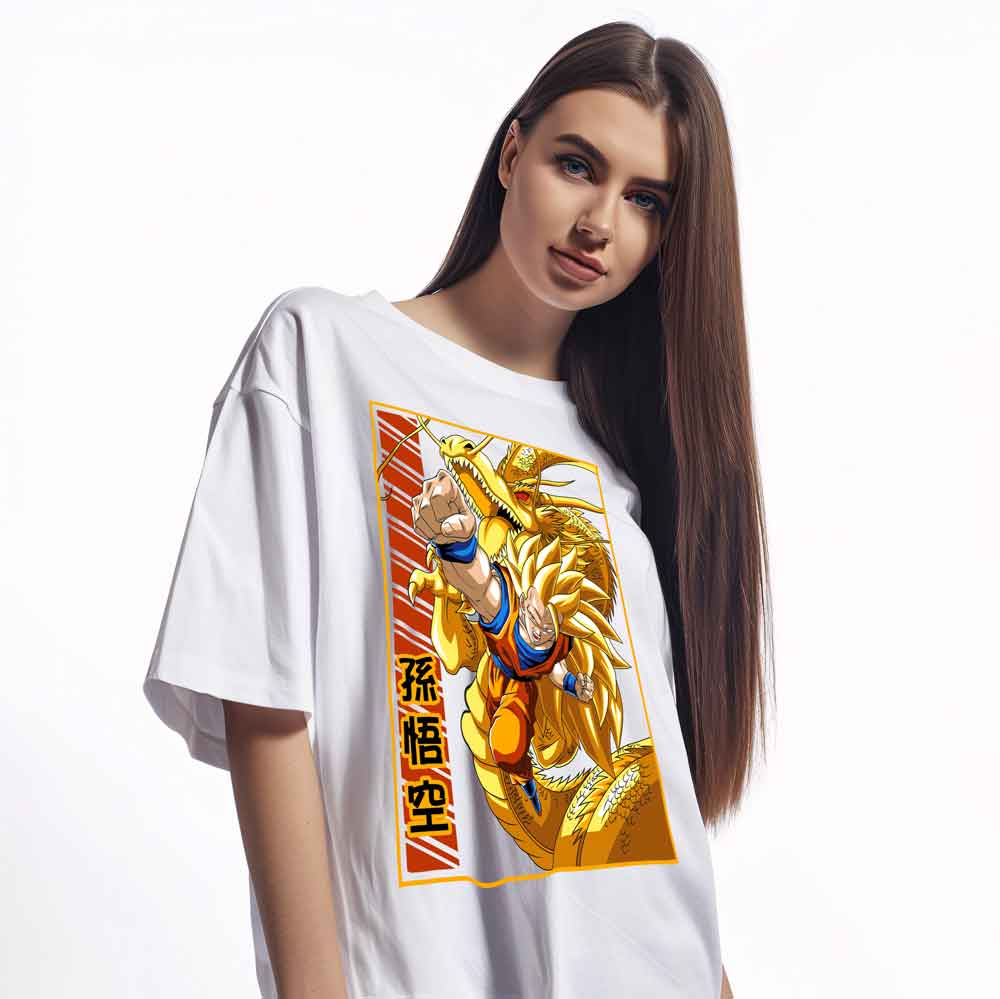 Dragon Ball Z - Tshirt SS3 Goku / Customisable