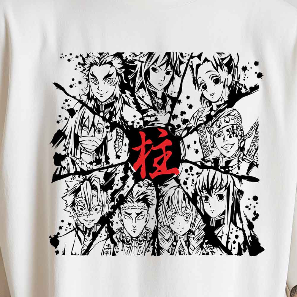 Démon Slayer - T-shirt Ds Familly / Customisable