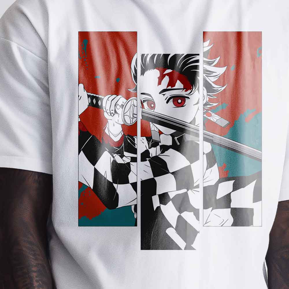 Démon Slayer - T-shirt Triptik / Customisable