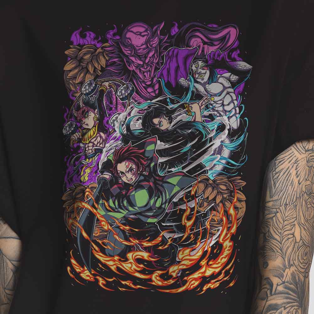 Démon Slayer - T-shirt Slayer's Blade / Customisable
