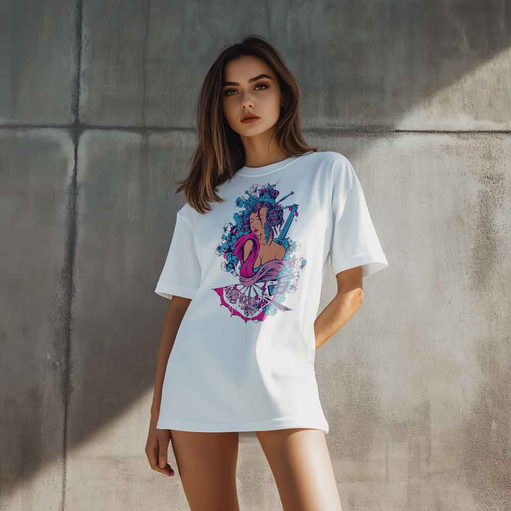 Hentai - T-shirt Geisha