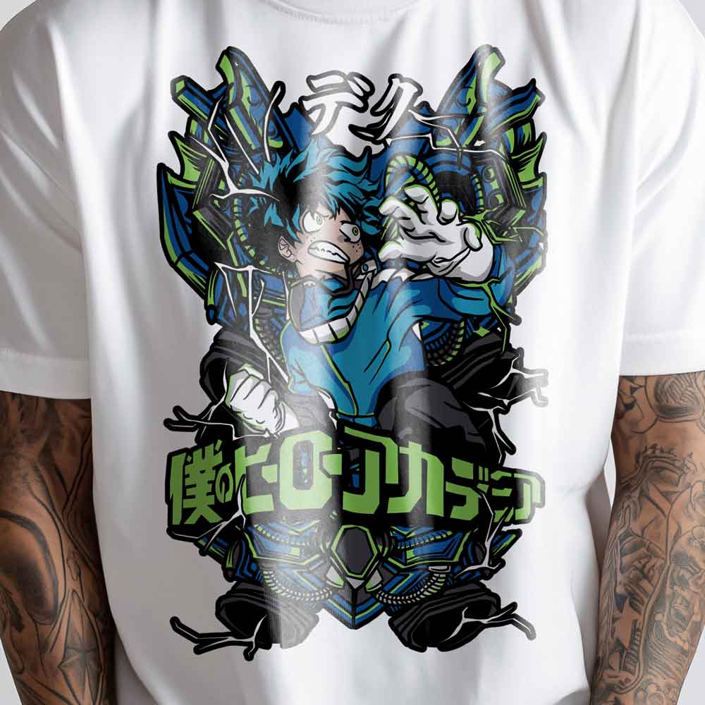 My Hero Academia - T-shirt Izuku / Customisable