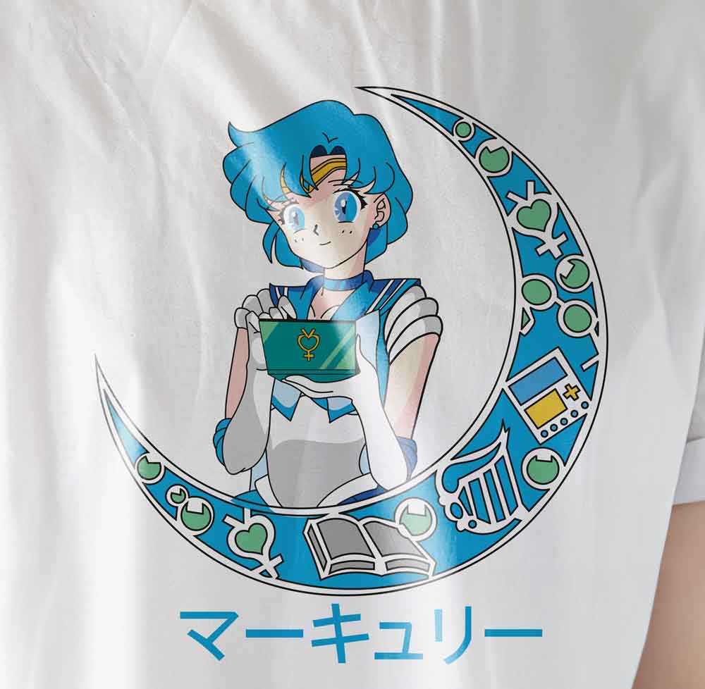 Sailor Moon - T-shirt Mercury